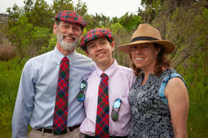 David, Robert and Sarah at Kate and Sean’s wedding (photo by Craig Leathers)