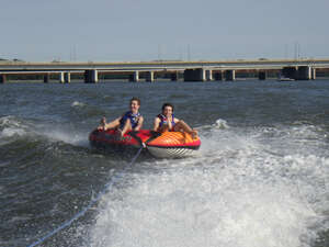 Tubing on the Potomac with Will
