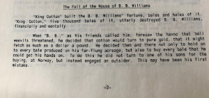 The Fall of the House of B. B. Williams #1
