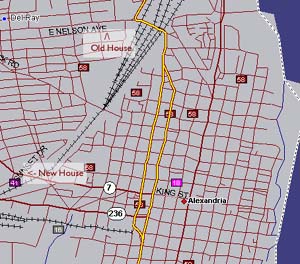 old and new house map