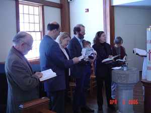 L to R: Loren Williams, Henry and Sally Herrmann, David, Robert, Sarah Zapolsky, Sarah Williams.