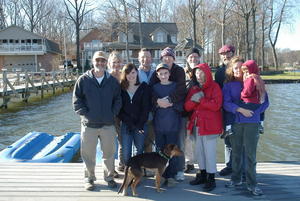 The Lake Norman crew: Steve, Susan, Sally, Loren, Aaron, Helen, Chuck, SMom, David, Sarah, Robert