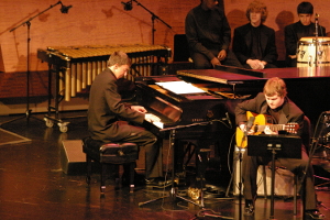 Ian Z. on piano at Lincoln Center.