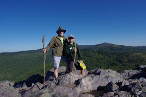 David and Robert at Grayson Highlands