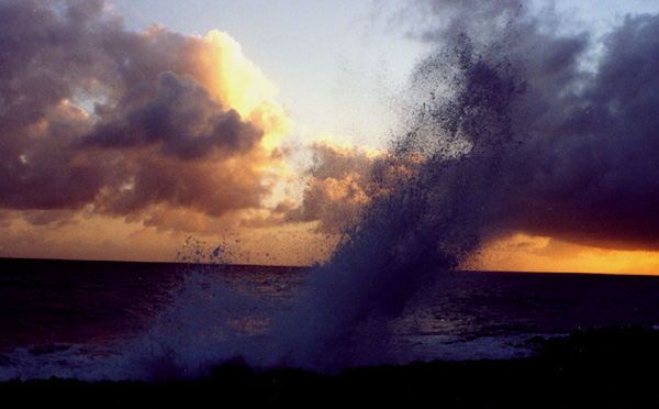 Sunset at Blowholes