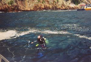 David ready for dive 4.