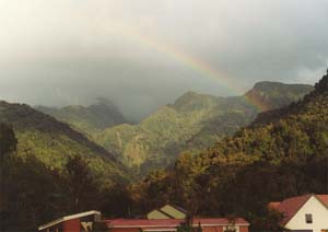 Rainbow of Franz Josef.