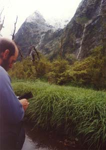 David loading another new roll of film.