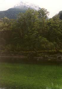 Mount Sentinal and the Clinton River from Glade House.