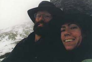 David and Sarah on McKinnon Pass.