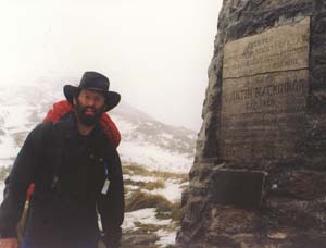 Daid on McKinnon Pass.