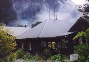 Dusk at Quintin Lodge.