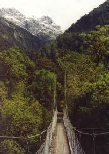 Crossing the Arthur River.