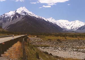 The Road to Mt. Cook.