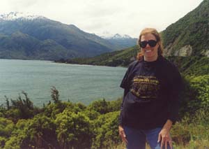 The famous Willow Pet Hotel tee shirt at Lake Wanaka, New Zealand.