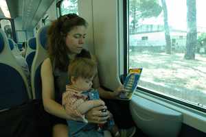 Train to Firenze Tuscany 2005.